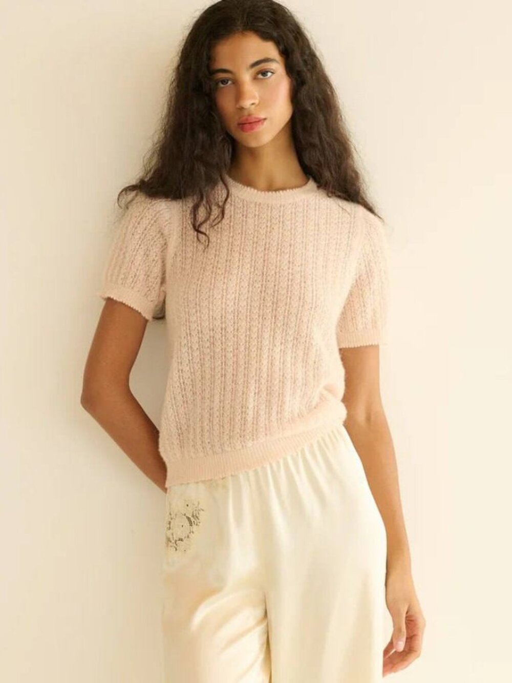 Doen NWOT Monica Sweater in Parfait